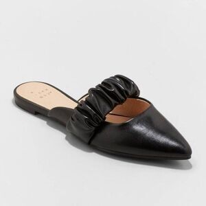 A New Day Women’s Black Slip Easy On and Off Flats Size 7.5 NWT